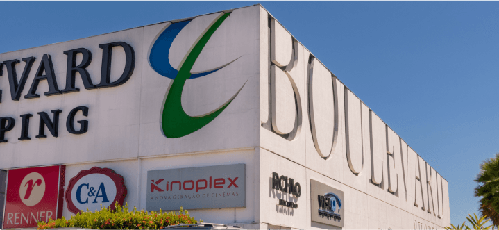 Fachada do shopping boulevard brasilia